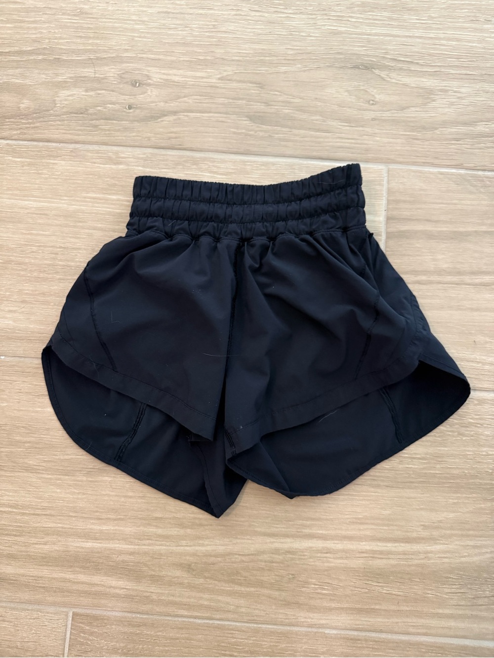 Lululemon Track That High Rise Short 3" in Black